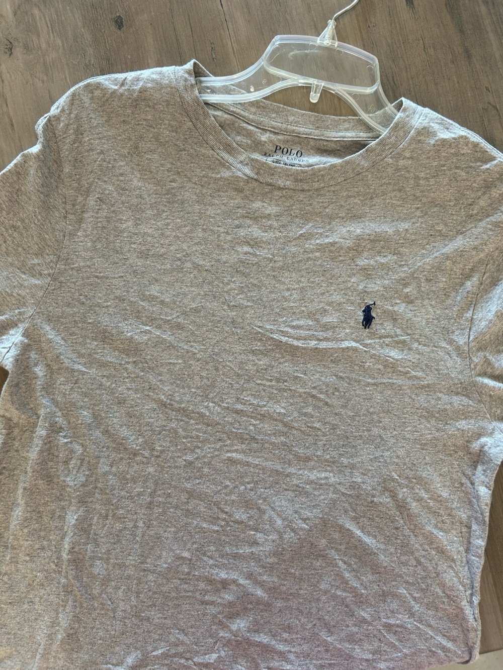 Polo Ralph Lauren Long Sleeve Boys Size Large Gray Classic